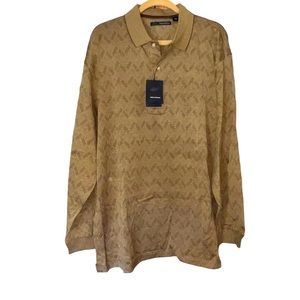 Greg Norman Polo shirt Golden Tan SZ: XXL